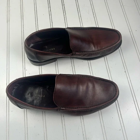 Bruno Magli Positano POSITANO Brown Slip On Penny Loafers Men’s Size 10 - Picture 10 of 10